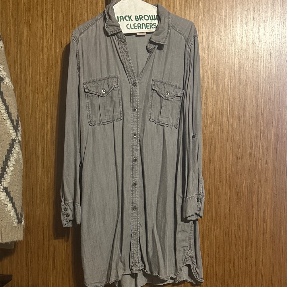 Philosophy Charcoal Tencel Dress